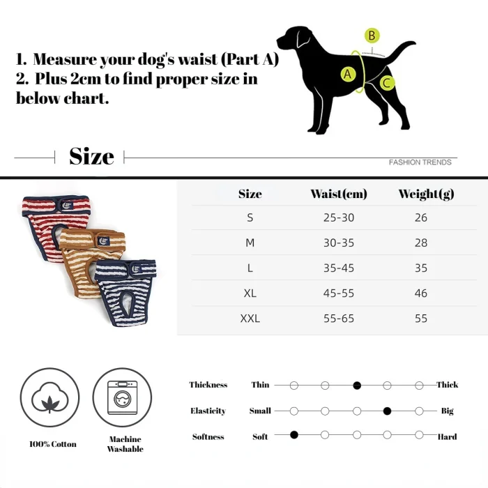 Dog Diapers Female Dog Sanitary Pants